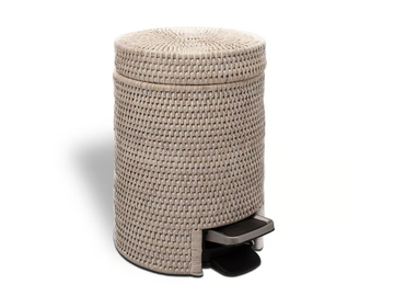BASKET TE - Rattan bathroom waste bin by DECOR WALTHER - view 2
